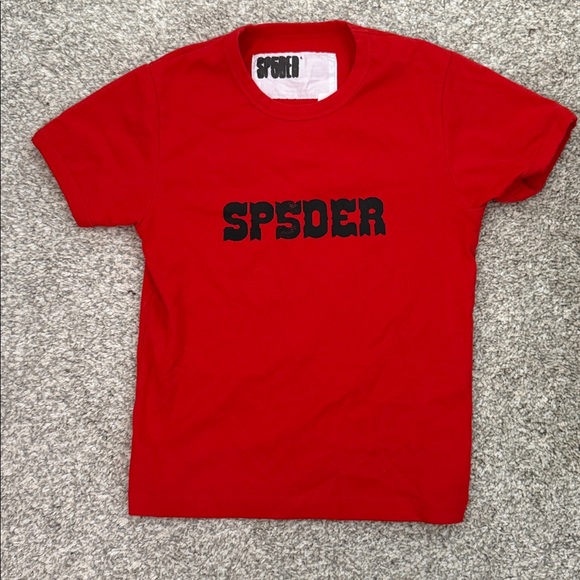 Sp5der Tops - SP5DER Western Logo Women’s Baby Tee